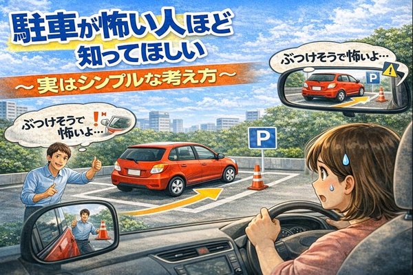 前向き駐車のコツ