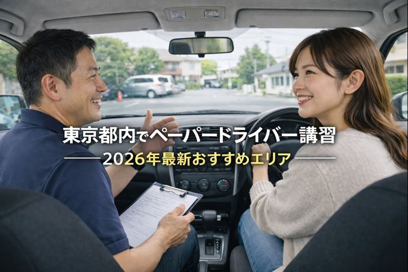 東京都内でペーパードライバー講習