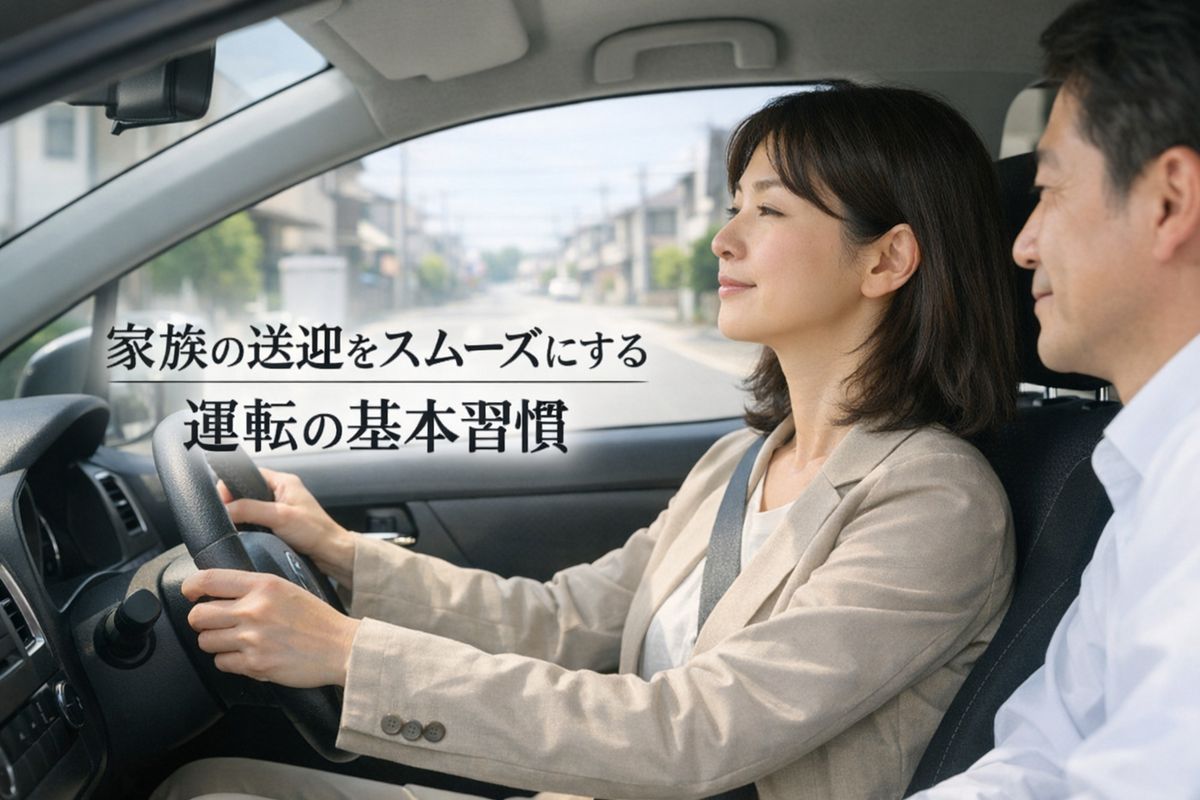 家族の送迎をスムーズにする運転の基本習慣