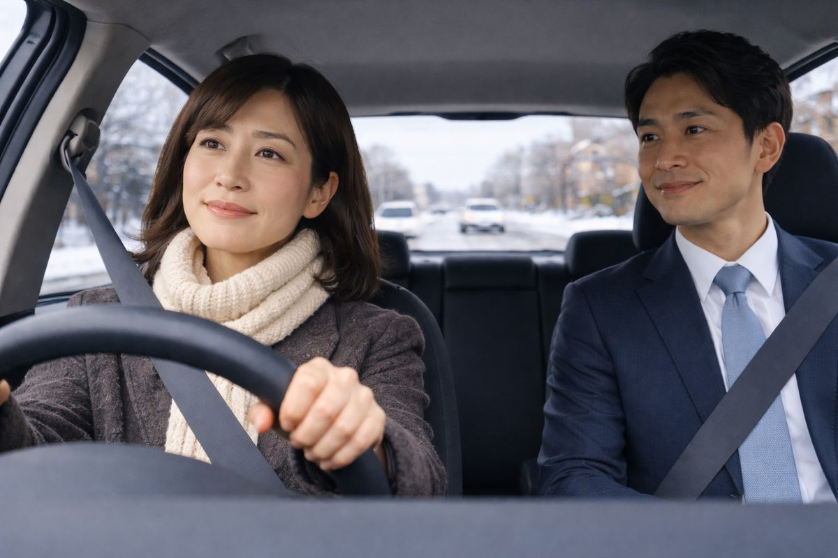 冬の運転を段階的に練習し落ち着いて走れるようになるための講習内容