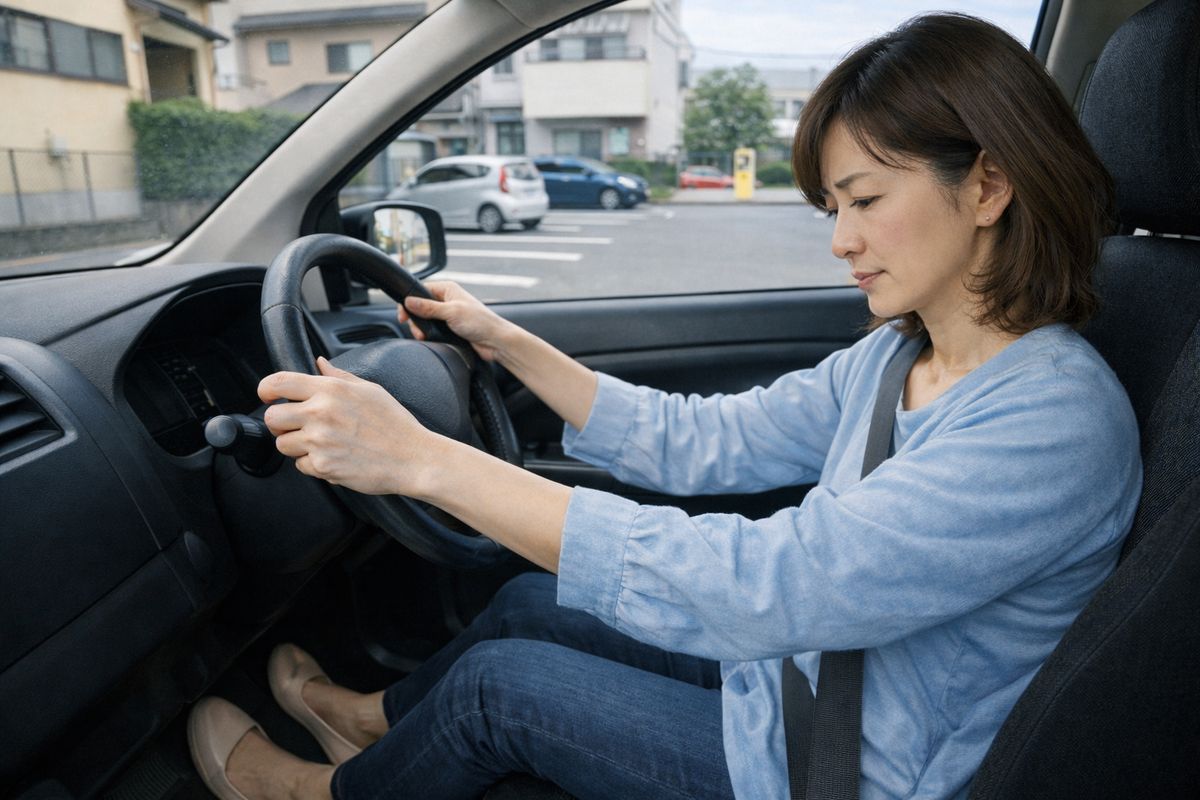 ペダル操作に自信が持てず、発進や停止のたびに緊張が高まりやすい状況