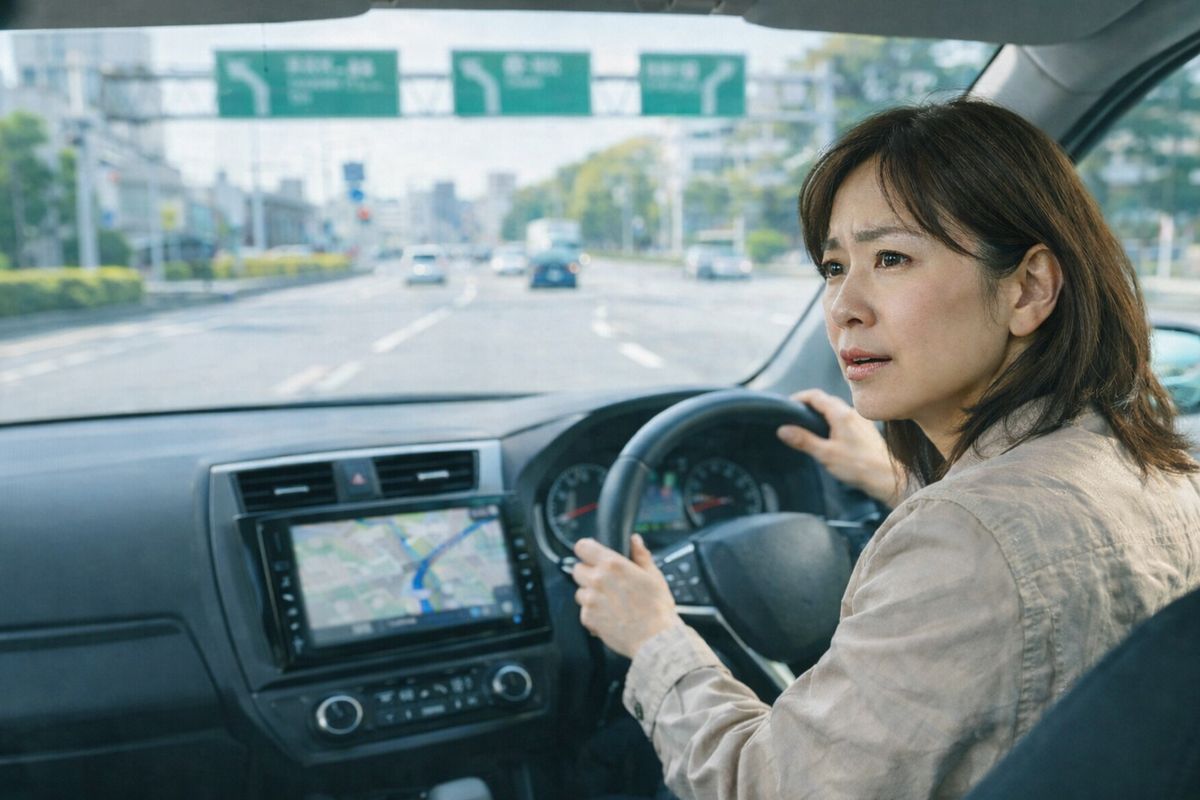 IKEA立川へ向かう途中で車線選択や分岐に迷い緊張してしまう状況を事前準備で減らすことが大切